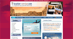 Desktop Screenshot of location-venise.com