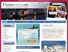 Tablet Screenshot of location-venise.com